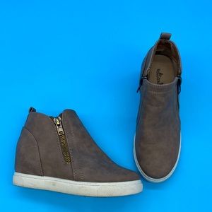 Altar’d State Sneaker Wedge with Double Zipper